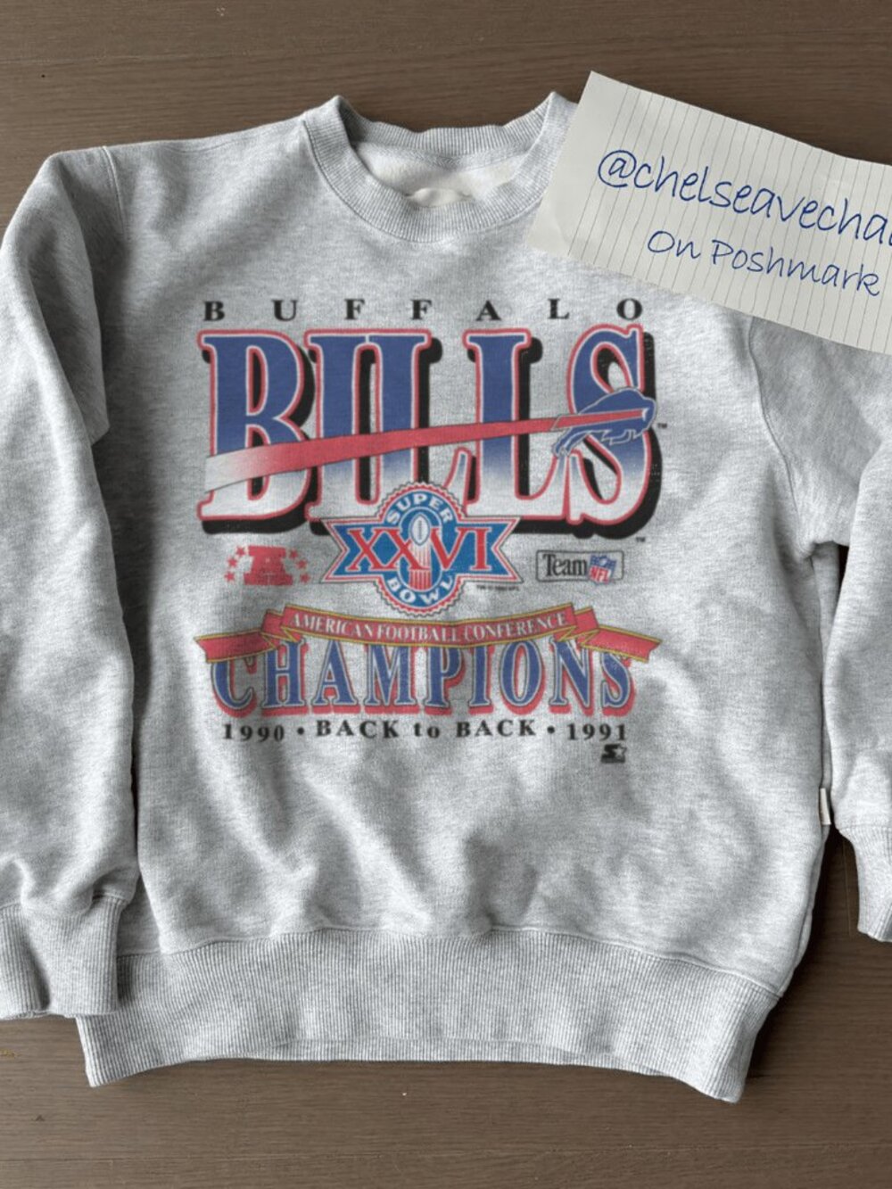 Vintage Buffalo Bills Football Sweatshirt NFL Super Bowl XXVI Unisex Shirt Tee